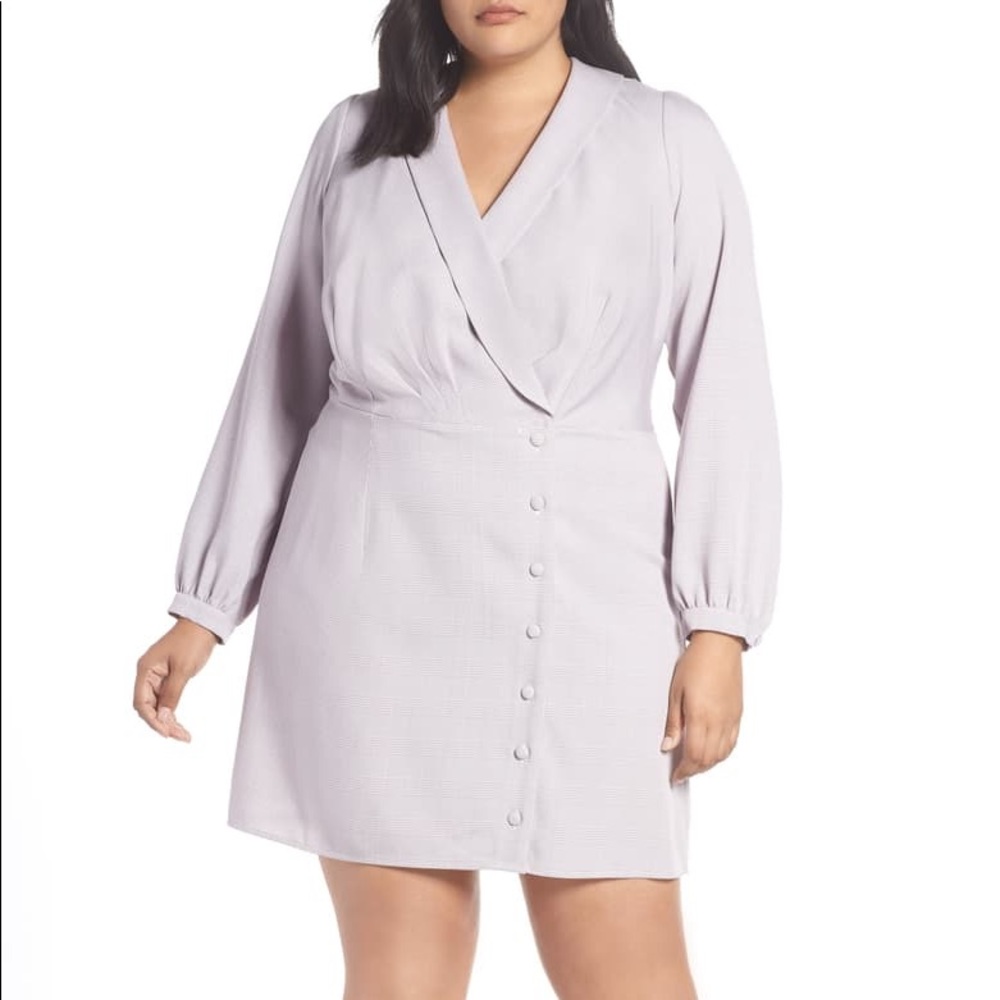 NWT WAYF Roxy Glen Plaid Wrap Dress ✨